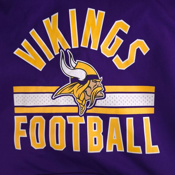 Minnesota Vikings Hoodie Men XL Purple NFL Sweatshirt Football Free Shipping - Picture 6 of 8